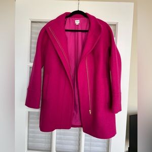 NEW JCrew City Coat Pink